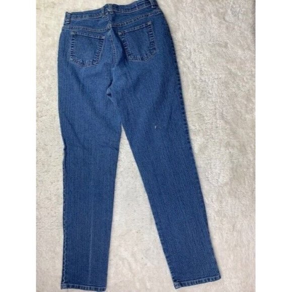 Gloria Vanderbilt Size 12 Womens Jeans Straight Leg High Rise Med Wash S… - Picture 3 of 3